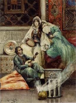 unknow artist Arab or Arabic people and life. Orientalism oil paintings 617 France oil painting art